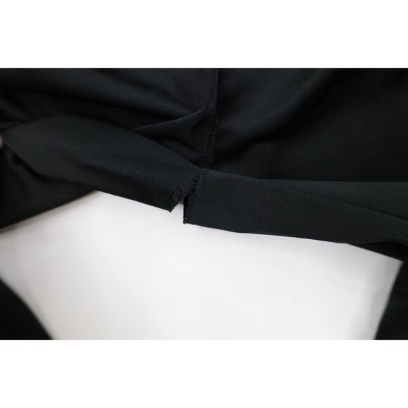 Vintage Adidas Mens Small Spell Out Striped Flared Sweatpants Black AS IS - Picture 5 of 13